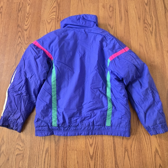 VINTAGE Attivo Bright Ski Jacket Snowboard Outdoor Puffy Bomber Coat Colorful 12 - Picture 2 of 12